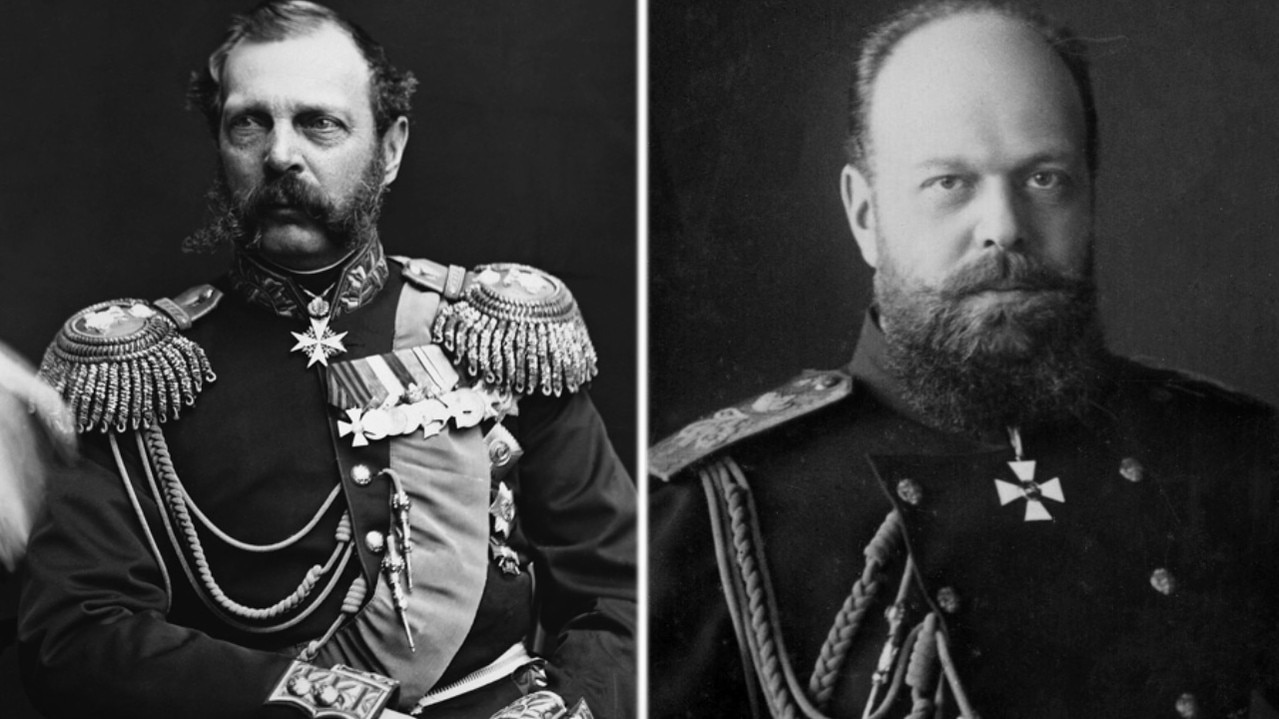 Tsars Alexander II and Alexander III who ruled Russia in the 19th Century and whose plans for Melbourne and other Australian colonies were cloudy.