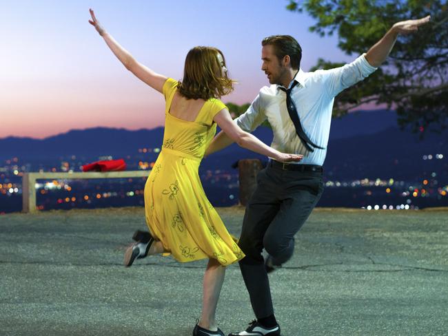 The musical <i>La La Land</i> scored 14 nominations, equalling the number set by Titanic in 1999 and All About Eve in 1951. Picture: Dale Robinette/Lionsgate via AP