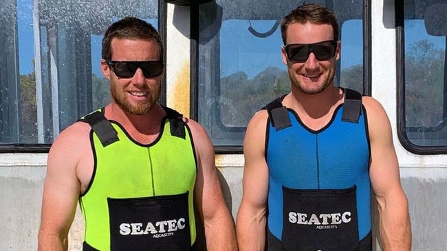 Todd and Chad Owen from Coffin Bay Shellfish. Picture: Supplied