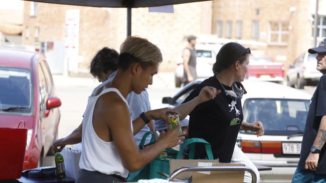 Community volunteers have been a crucial part of the flood response in Mullumbimby and surrounds, including an extensive operation in and around the Mullumbimby Civic Hall. Friday, March 4, 2022. Picture: Liana Boss