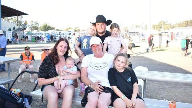 Families at the Lights on the Hill Trucking Memorial event at Gatton on Saturday, September 30, 2023.