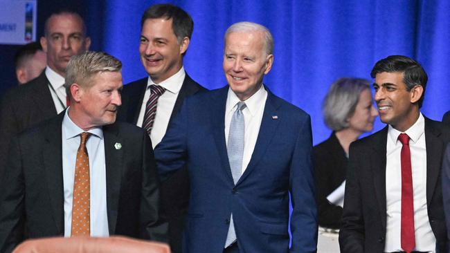 NATO leaders discussed Ukraine's membership ambitions at their summit on July 11, 2023. Picture: AFP.