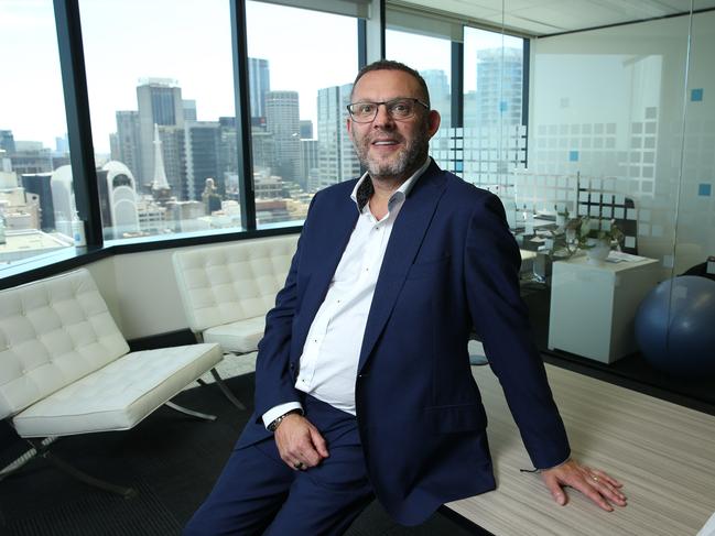 16/02/2023. Nuix CEO Jonathan Rubinsztein, photographed at their offices in Sydney. Britta Campion / The Australian