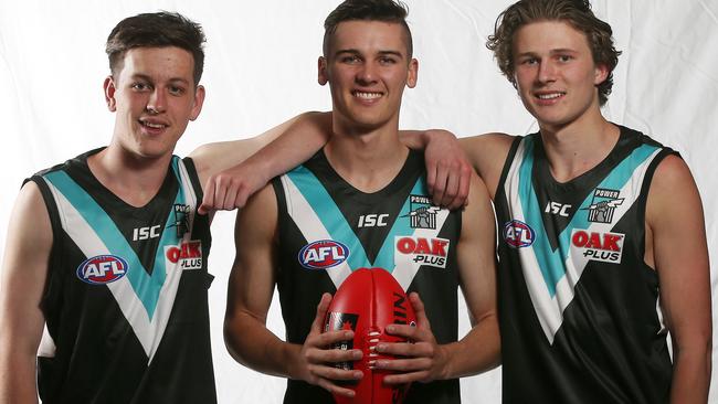 Port Adelaide has brought in another first round draft selection ahead of this year’s draft. Port is now armed with three first round picks, similar to the 2018 AFL Draft when it selected Zak Butters, Connor Rozee and Xavier Duursma. Pic: Michael Klein.