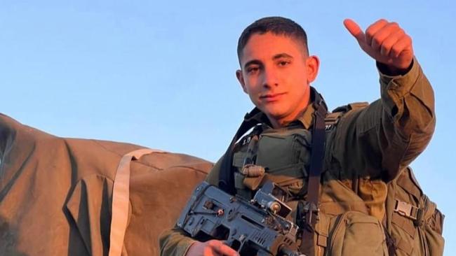 Corporal Ido Binanstock, aged 19, recorded an audio note to his friends saying goodbye as the battle raged around him