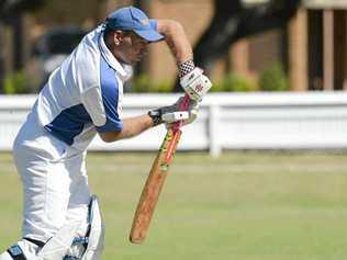 ROCK SOLID: Matt Pigg produced a top-class half-century to guide Tucabia-Copmanhurst to a four-wicket victory over Westlawn at Ellem Oval yesterday, putting his side into the 2013/14 Clarence River Cricket Association Premier League grand final CRCA. PHOTO: DEBRAH NOVAK