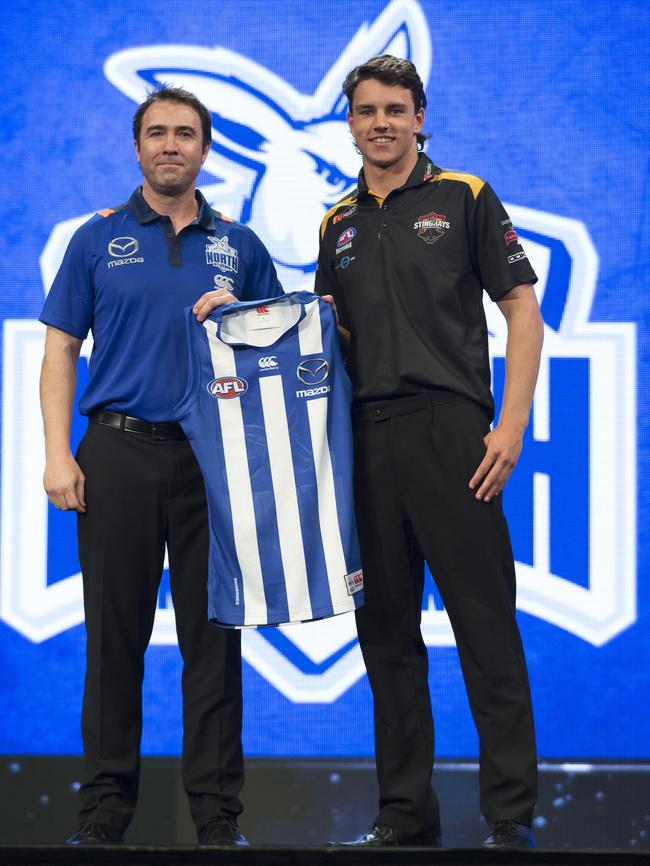 Luke Davies-Uniacke is part of the new breed at North Melbourne. Picture: AAP