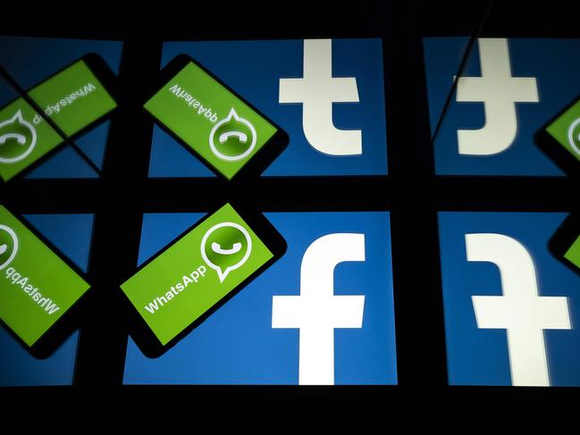 Facebook logo. Picture: AFP