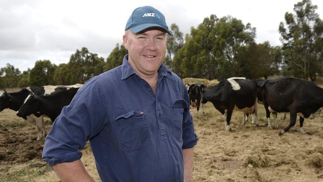 Lachie Sutherland Dairy Farmer at Larpent. The China free trade deal commence thes 20th December and will benefit his business.