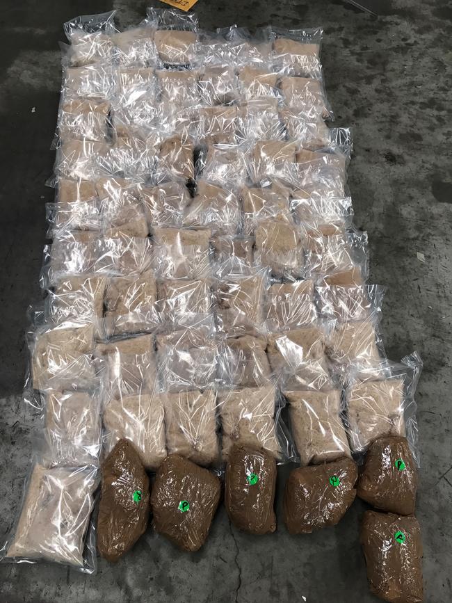 The drugs had been imported from Turkey. Picture: Australian Border Force