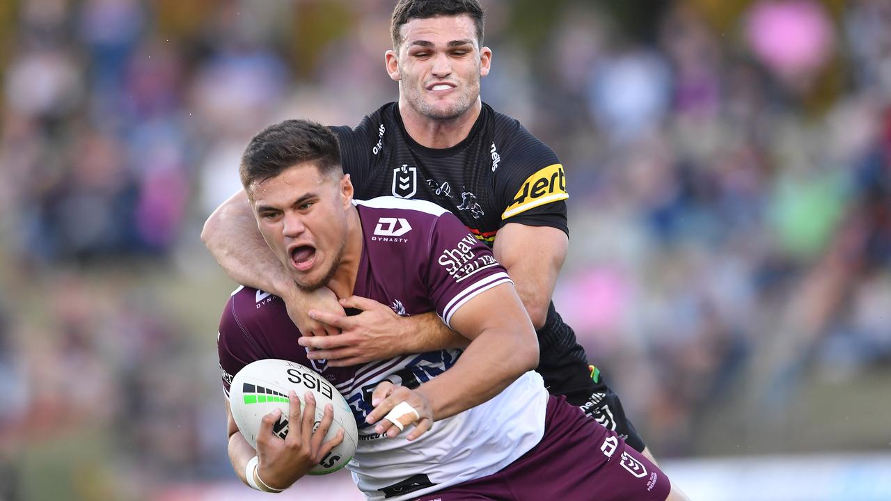 Josh Schuster was poor against the Warriors. Picture: NRL Photos