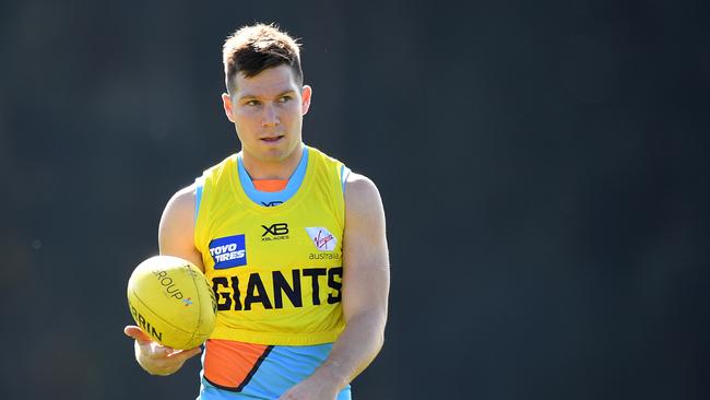 Toby Greene was a standout through the midfield again for Giants in Round 18.