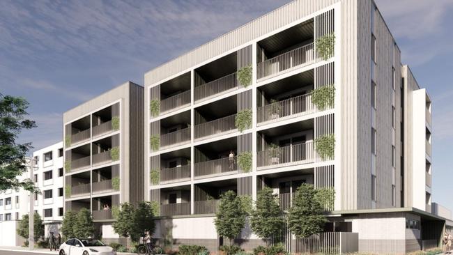 Plans have been released for the development of 42 apartments at a new five-storey building in Seaton under a proposal by the SA Housing Trust. Picture: Walter Brooke