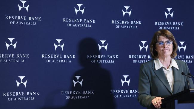 Reserve Bank governor Michele Bullock says the board is ‘open to the idea that we may be overestimating or underestimating full employment’. Picture: AFP