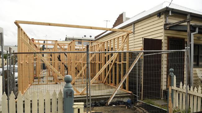 Construction businesses have also suffered this year. Picture: NewsWire / Andrew Henshaw