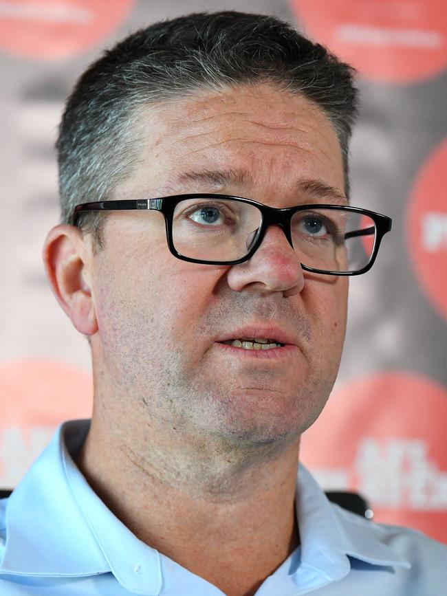 AFLPA CEO Paul Marsh is fighting for the players. (AAP Image/James Ross)