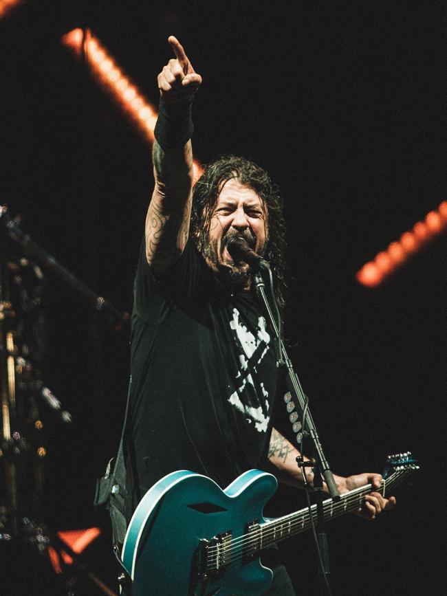 Dave Grohl in Geelong. Picture: Rick Clifford / Frontier Touring