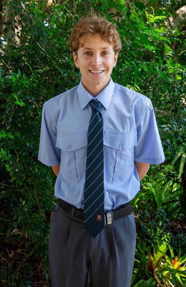 Archie Austin, Brisbane Grammar School Dux of 2024. Picture: Contributed