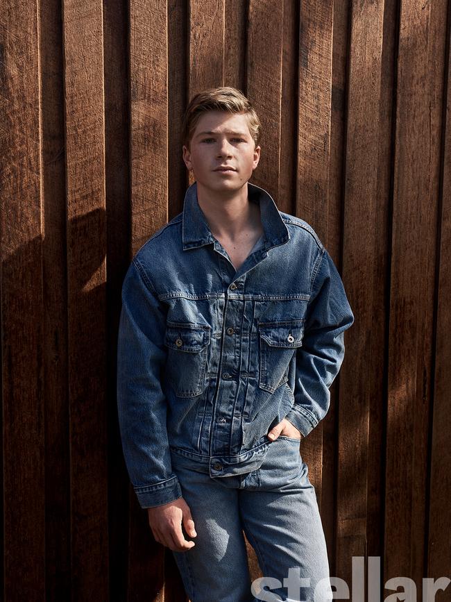 Robert Irwin has revealed new family secrets as he opens up on life and love in his first ever fashion shoot. Picture: Stellar Magazine