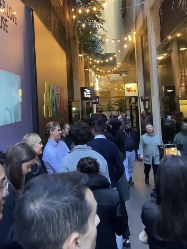 There have been huge queues this week. Picture: TikTok/twofatdishes