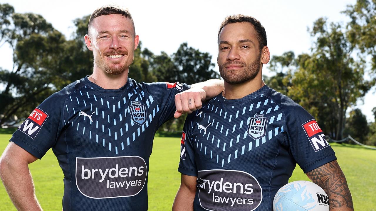 Blues hookers Damien Cook and Api Koroisau are both unlikely to make Australia’s World Cup squad. Picture: Paul Kane/Getty Images