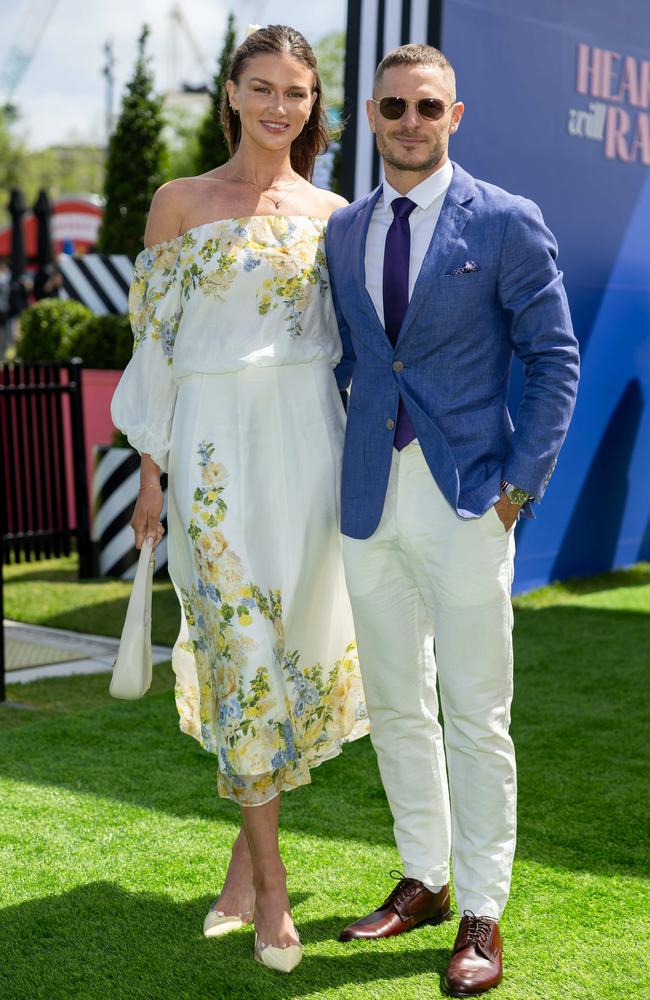 Amy Pejkovic and David Zaharakis in happier times. Picture: Jason Edwards