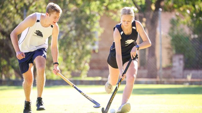 Ella Bruce (right) has been a standout star for Forestville and SA. Picture: Russell Millard