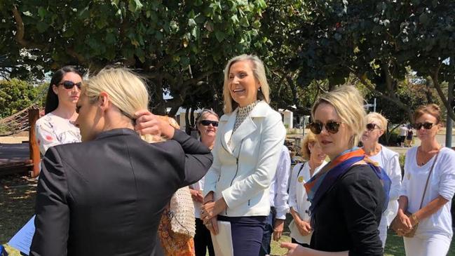 Gold Coast mayoral candidate Mona Hecke at her media conference to announce she would be running in the 2020 campaign.