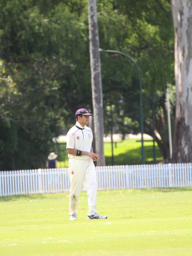 GPS First XI cricket action.