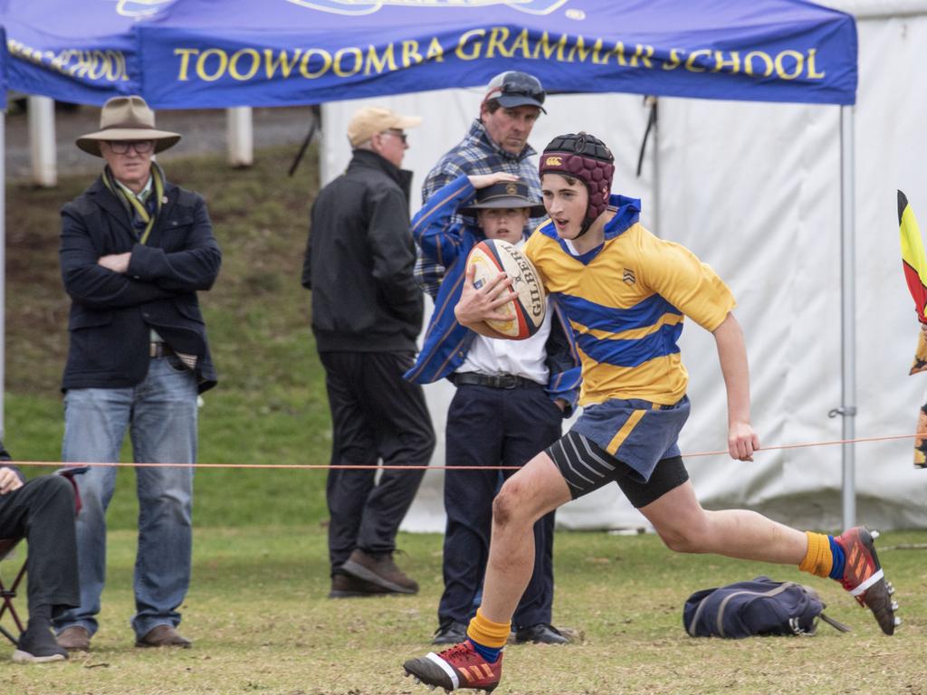 13Bs Downlands vs TGS. The O'Callaghan Cup played at Downlands College. Saturday, August 6, 2022. Picture: Nev Madsen.