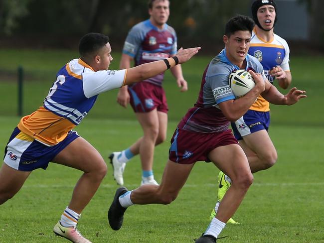 NRL star Dylan Brown represented Hills Sports High in 2017.