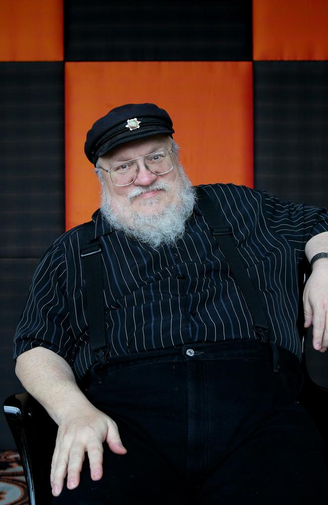 Power behind the thrones ... George. R.R. Martin is feeling the pressure as the immensely popular TV show based on his series of novels catches up with his written work.