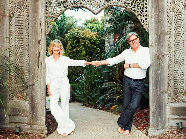 Olivia Newton-John' at the luxury Byron Bay retreat Gaia Retreat &amp; Spa. Picture: Supplied