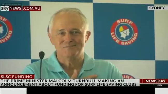 PM gets emotional at surf life saving conference