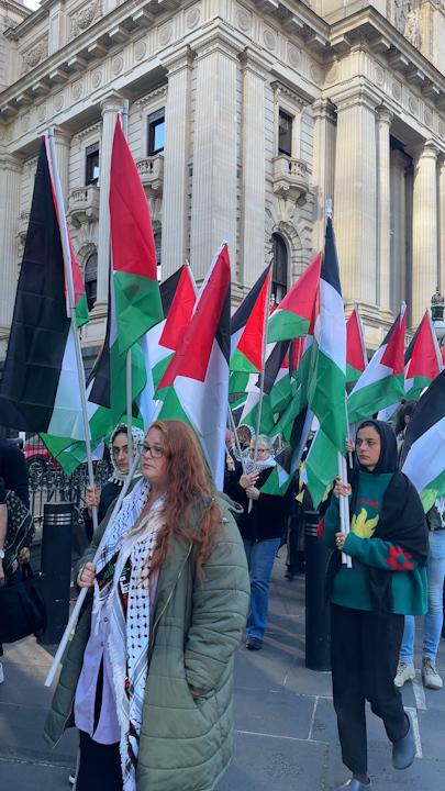 Controversial pro-Palestine rally ends at Parliament House