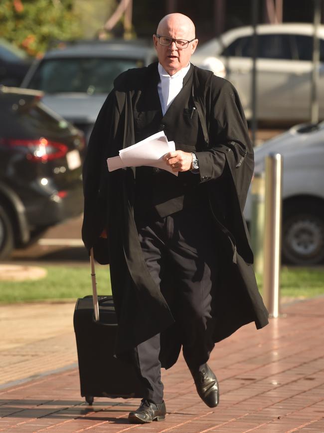 Barrister Harvey Walters at Townsville court. Picture: Evan Morgan