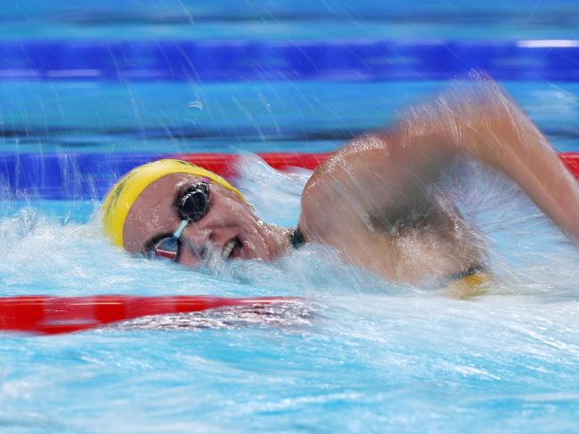 Ariarne Titmus claimed a swag of Olympic medals, defending her 400m fresstyle title. Picture: Getty Images