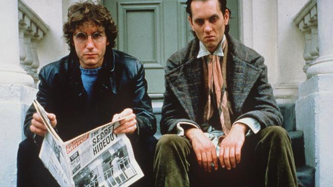 Richard E. Grant with Paul McGann in a scene from Withnail and I, the film that made him famous.