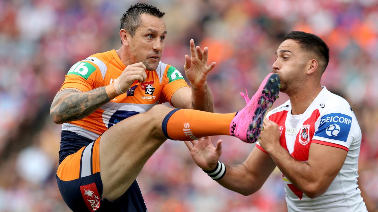 NRL 2021 RD04 Newcastle Knights v St. George Illawarra Dragons - Mitchell Pearce NRL PHOTOS