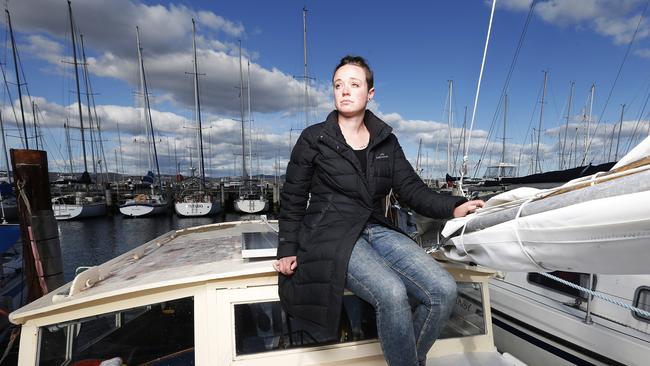 Hobart City Counci councillor Holly Ewin faced homelessness last year. Picture: Zak Simmonds