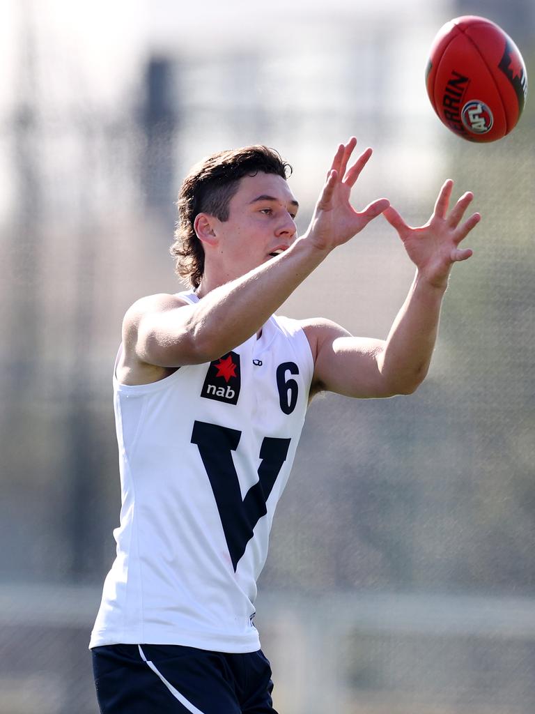 He tallied 25 touches as one of Vic Country’s best. Picture: Michael Klein