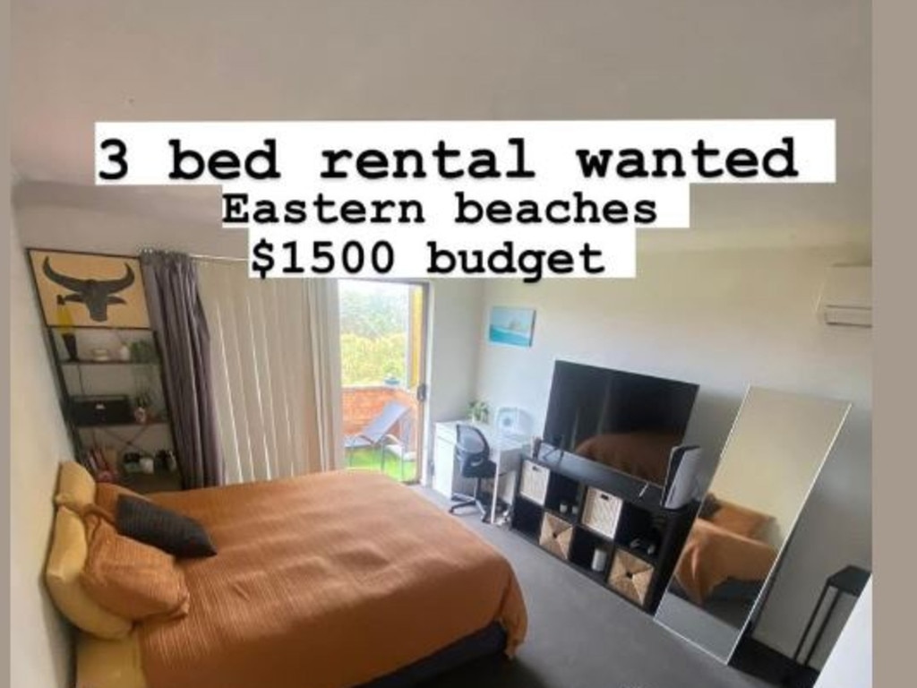 Australia’s rental crisis is more acute than the cost of buying property. Picture: Facebook/Supplied.