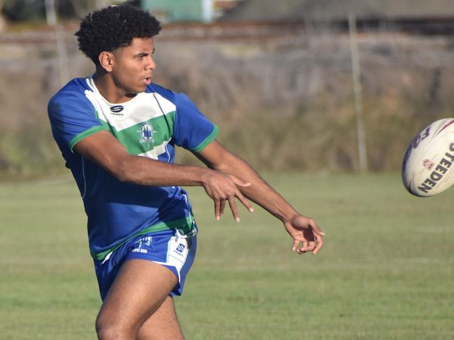 Fullback and Australian schoolboys rep Mutua Brown.