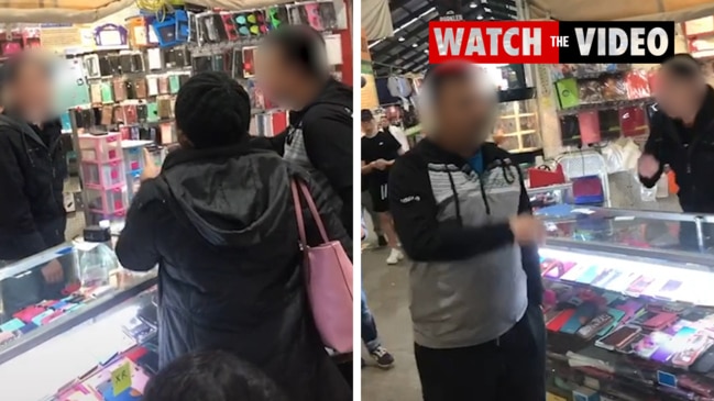 Racist row explodes in Sydney market