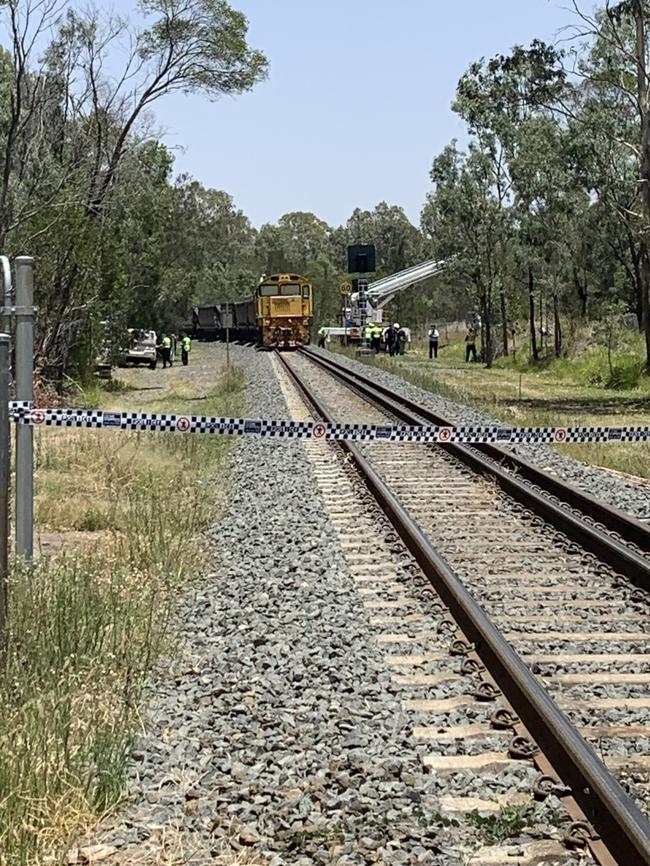 Two Extinction Rebellion protesters have climbed on top of a coal train at Lytton, preventing it from entering the city.