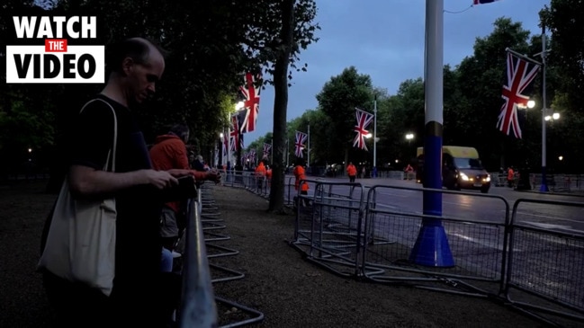 Royal fans queue and camp to see Queen's coffin