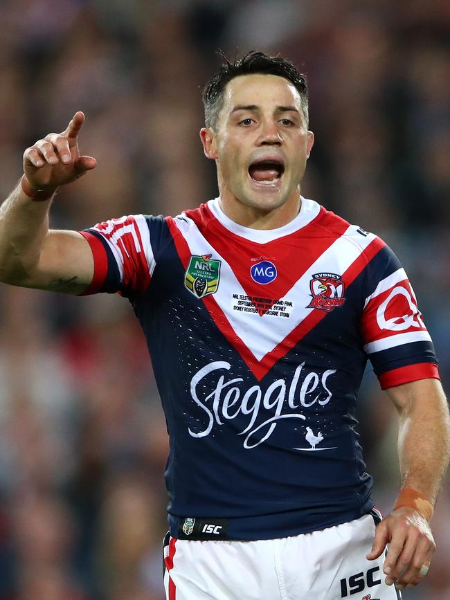 Cooper Cronk made a miraculous comeback for the 2018 NRL Grand Final. Picture: Cameron Spencer/Getty Images