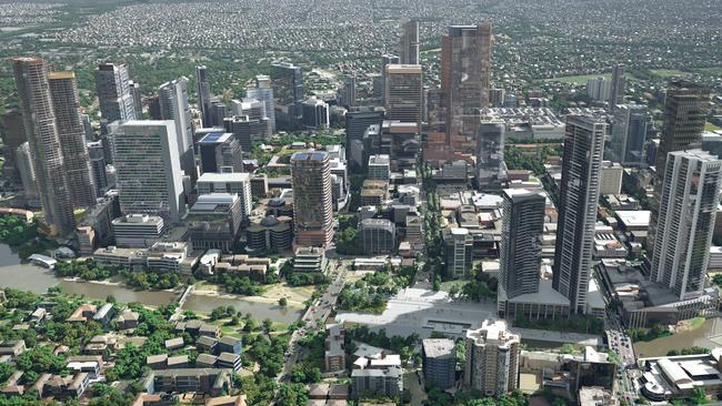 A glimpse into Parramatta’s skyline under bold the bold CBD Planning Proposal. Picture: Supplied