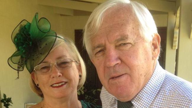 Ousted Kimberley College principal Paul Thomson with wife Jennifer