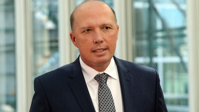 Home Affairs Minister Peter Dutton. Picture: Gary Ramage.